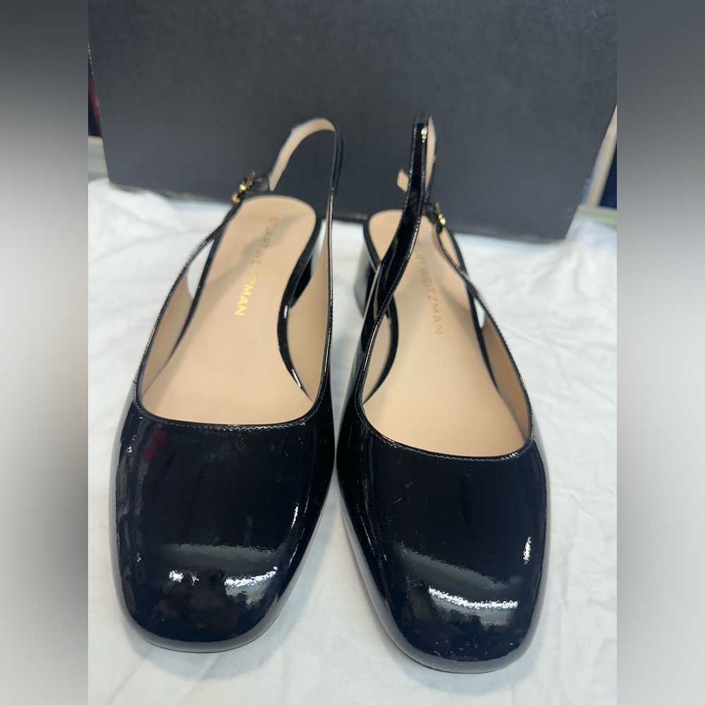 Stuart Weitzman Black Patent Leather Heels - Picture 6 of 7